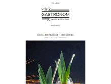 Tablet Screenshot of gastronomblog.com
